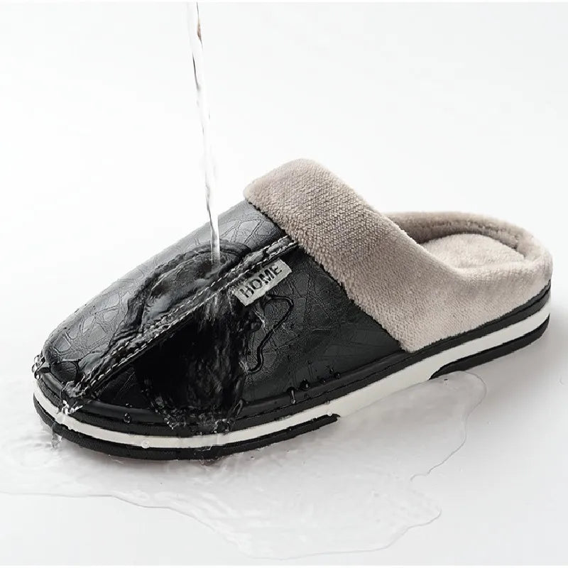 Classic Leather Home Slipper