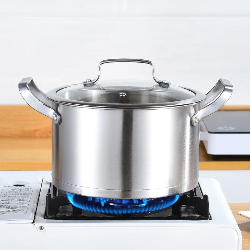 Steel-Master Cookware: 3pcs Stainless