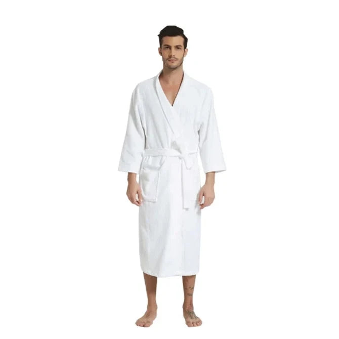 Cloud-Weave Robe: 100% Cotton