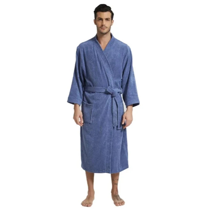 Cloud-Weave Robe: 100% Cotton