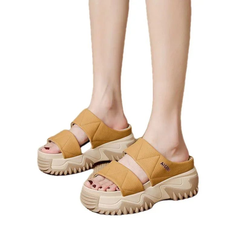 Thick Sole Slippers.