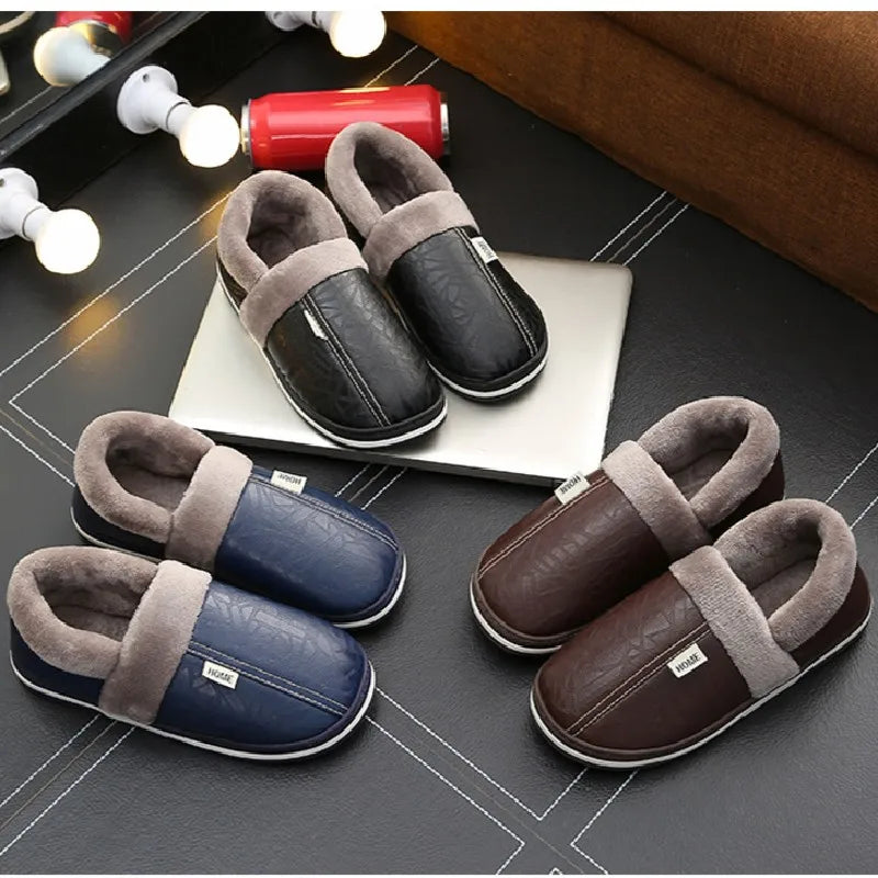 Classic Leather Home Slipper