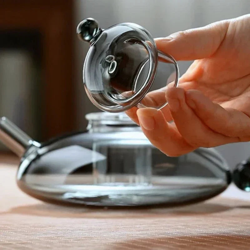 Cosmos Grey Teapot