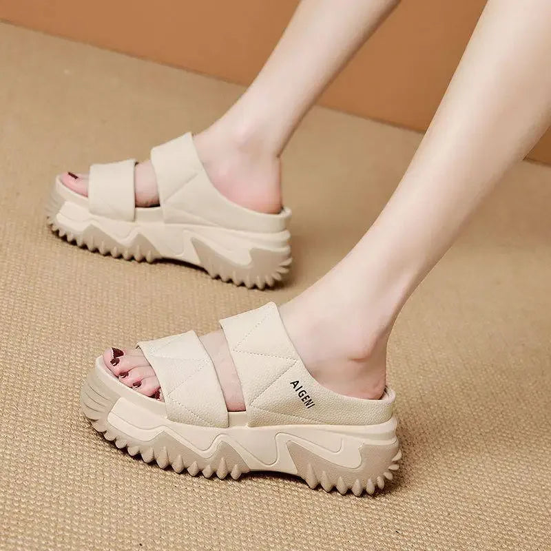 Thick Sole Slippers.