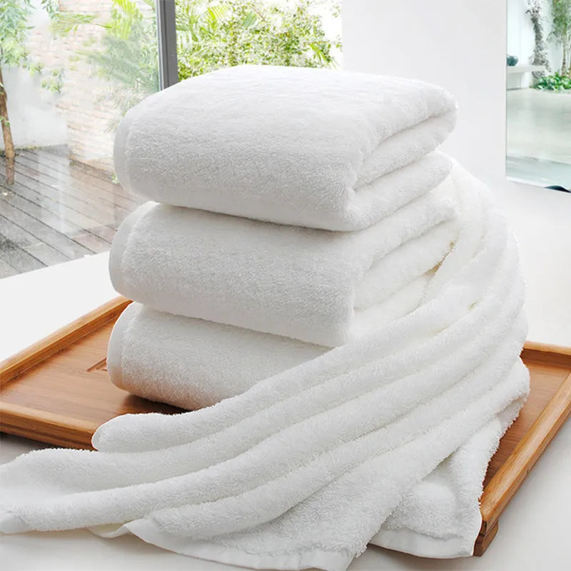 White large bath towel.