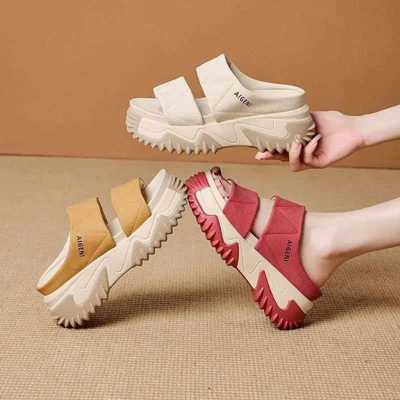 Thick Sole Slippers.